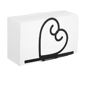 Porte-serviettes design antique en acier inoxydable avec finition argentée élégante, parfait pour l'affichage de comptoir et les fournitures d'hotelware - Product Image 6