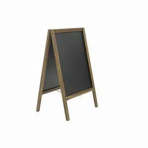 Pizarra de Madera para Menú de Restaurante, Pizarra Blanca con Soporte de Exhibición, Pizarra de Alta Gama para Hotel, Económica, para Mostrar Texto - Product Image 2