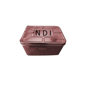 Eco Friendly Metal Bread Box With Cover Food <b>Safe</b> <b>Antique</b> Finishing Bread Bin High Quality Kitchen Counter Top Metal Bread Box - Product Image 1