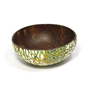 การออกแบบที่ไม่ซ้ำกันของกะลามะพร้าวชามเคลือบพิเศษกะลามะพร้าว - Product Image 2