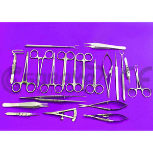 Instrumento quirúrgico de blefaroplastia, juego de instrumentos de calidad alemana, certificado CE ISO, GORAYA, 24 Uds., gran oferta - Product Image 1