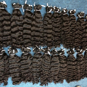 Extensiones de Cabello Humano Vietnamita Natural Ondulado y Rizado, Remy Sin Procesar, Venta al Por Mayor Directa - Product Image 1