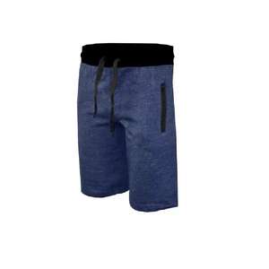 Pantalones cortos de gimnasio de estilo callejero para hombre con bolsillos con cremallera, pantalones cortos de entrenamiento atlético, logotipo personalizado, patrón sólido - Product Image 3