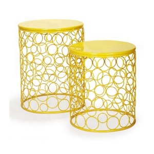 Modern Coffee <b>Table</b> <b>Side</b> Stool <b>High</b> Quality Antique Unique Hotel Home Room Wedding Restaurant Round Metal Hot Selling Export - Product Image 5