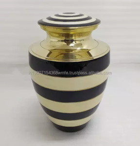 Crème Urn colorée en laiton, commémoratifs pour adultes, métal, septum humain, Style américain/européen - Product Image 2