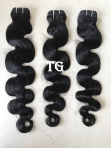 100% brut non transformé en gros cuticule aligné vierge Remy 22 pouces vague de corps brésilien cheveux humains paquet indien vendeur femmes - Product Image 3