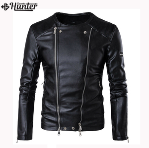OEM personalizado de alta calidad al por mayor de invierno chaqueta de cuero de los hombres de encargo de la moda de los hombres chaqueta de cuero - Product Image 1