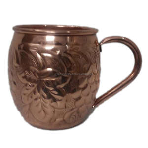 HAMMERED PURE COPPER <b>LARGE</b> <b>MUG</b> - Product Image 4
