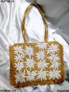 Banjara กระเป๋าสะพายลูกปัด Boho ดีไซเนอร์พิเศษทำมือสไตล์ซองจดหมายแฟชั่นใช้ได้ทุกวันกระเป๋าตอนเย็น - Product Image 3