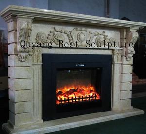 Intérieur Décoratif Personnalisé Conception de Cheminée En Marbre pour la Décoration De La Maison - Product Image 6