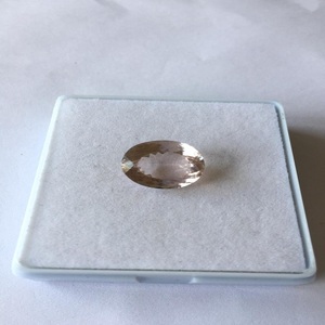 พลอยมอร์แกไนท์ธรรมชาติสีชมพูทรงวงรีตัดวงรีเกรดสูงทำด้วยมือแบบหลวม - Product Image 2
