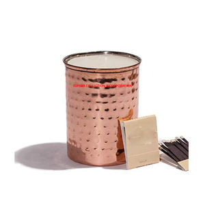 Portavelas martillado de lujo Tarro Nuevo diseño Cuenco de lujo para bodas y Navidad para velas de cera - Product Image 1