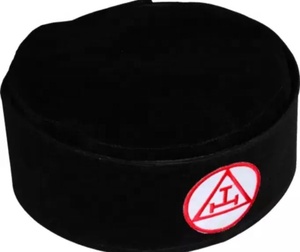 Casquettes de Régalia Maçonnique avec Broderie 3D et Design d'Images, Casquette Fez Personnalisée Adaptée à la Plage avec Logo – Vente en Gros Unisexe - Product Image 2