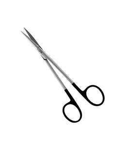 Ciseaux chirurgicaux manuels de précision Peck Joseph 14 cm Super Cut droits et courbés en acier inoxydable, certifiés CE, garantie à vie - Product Image 1