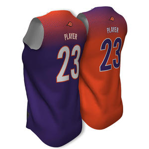 Uniforme de Baloncesto Personalizado de Secado Rápido al por Mayor, Malla Transpirable Antibacteriana, 100% Poliéster Sublimado con Nombre del Equipo - Product Image 2