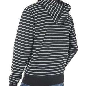 Sudadera con capucha para hombre, con cremallera, efecto tie-dye, tejido French Terry, con franjas de felpa, estilo esencial, manga larga. - Product Image 2