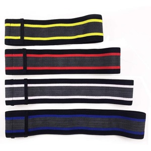Bandes de résistance de hanche de forme physique de forme physique de gymnase personnalisé pour la séance d'entraînement de squat de fessier d'exercice en vente - Product Image 3