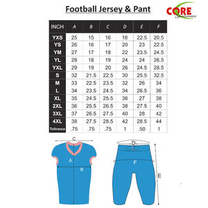 Haute qualité 100% Polyester Youth Club uniformes de football américain taille XL maillots personnalisés avec pantalon assorti pour adultes - Product Image 6