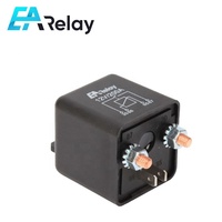 Relais à usage continu 12V DC, relais de démarrage SPST 200 Amp, commutateur de Charge fendu, Terminal haute puissance à 4 pôles