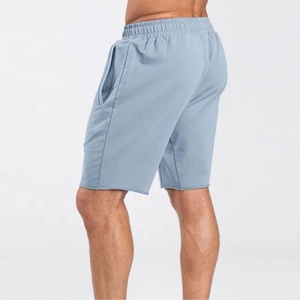 Customized Logo 16 Colors Solid Fleece Spandex/Cotton <b>Mens</b> Swim <b>Trunks</b> Quick Dry Breathable Outdoor Slim Beach Board Shorts - Product Image 2