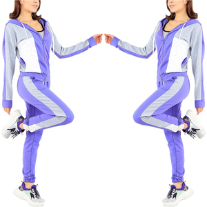 New Wholesale Women's 100% Cotton Sweat Suits Sportswear for Fitness Running Gym - Product Image 5