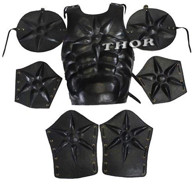 Medieval Men's Leather Suit of Armor One Size Fits Most