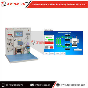 การออกแบบตามหลักสรีรศาสตร์ขนาดกะทัดรัดอุปกรณ์การศึกษาความเร็วสูง Universal PLC (Allen Bradley) Trainer กับ HMI - Product Image 2