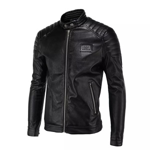 Offre Spéciale À La Mode Véritable Veste En Cuir Personnalisé Longue Slim Fit Conception En Cuir Vestes Foe Garçons En Gros Conception - Product Image 4
