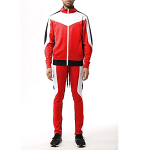 ชุดนักวิ่งออกกำลังกายผู้ชาย,ใส่โลโก้ได้ตามต้องการชุดกีฬาหลากสี2ชิ้นชุดวอร์มแบบมีซิปเต็มตัวสำหรับผู้ชาย - Product Image 3