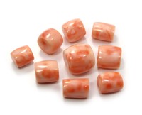 Coral blanc japonais naturel en forme de tube, de 112x13 mm à 18x19 mm environ, qualité supérieure