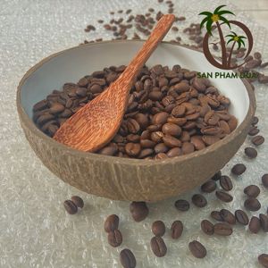 Bol de fruits à salade en bois de noix de coco artisanal/fait à la main bol en coquille de noix de coco pour la décoration intérieure vente en gros à bas prix - Product Image 4