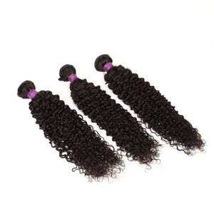 Extensiones de cabello humano rizado Remy para mujeres negras, color natural, 10-30 pulgadas - Product Image 3