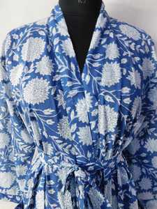 ฝ้าย Caftan บล็อคมือ Jaipuri - Product Image 3