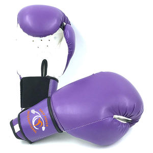 Guantes de boxeo de diseño de logotipo personalizado de alta calidad para la práctica de artes marciales - Product Image 3