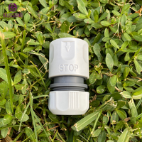 User-Friendly BS standar ABS plastik irigasi taman selang konektor fungsi berhenti air 1/2 "5/8" Diameter Rentang