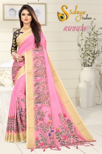 ผ้าไหมปาโตลาแบบวินเทจสำหรับสุภาพสตรีและสตรีพิมพ์ลายดอกไม้สีสันสดใส - Product Image 3