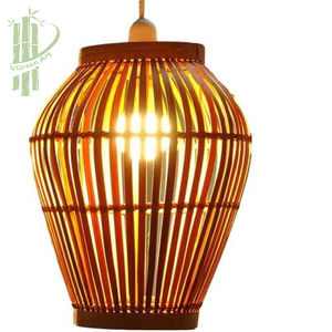 Ombrage de lampe en bambou et rotin, fait à la main, naturel au Vietnam, 2022, nouveauté - Product Image 1