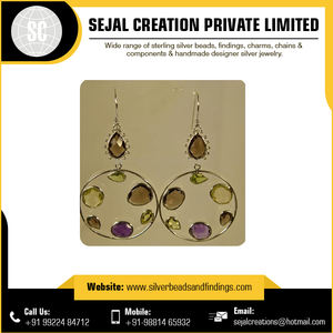 Best Gemstone <b>Earring</b> Bezel <b>Set</b> <b>Earring</b> Wholesale - Product Image 4