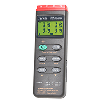 Enregistreur de données numérique à quatre canaux TECPEL DTM-319 avec écran LCD USB, résolution de température 0,1°C, garantie 1 an, indice de protection IP Nile