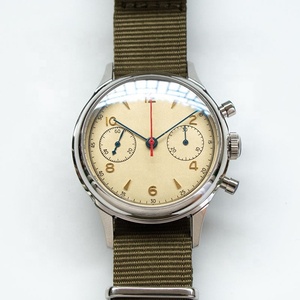 Reloj Automático Cronógrafo con Movimiento <span class=keywords><strong>Seagull</strong></span> ST1940, Correa de Reloj, Relojes de Pulsera para Hombre - Product Image 2