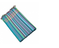 100% Cotton Turkish Hammam Kikoy Striped Beach Towels Quick-Dry Eco-Friendly Thick Fringes Luxury Modern Style Manufacturer.