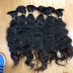 Extensiones de cabello humano a granel sin procesar del templo del sur de la India por Jai Ambey Exports - Product Image 4