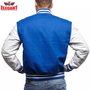 Veste en molleton de coton unisexe de haute qualité, col montant avec broderie en chenille, tissu à la mode, nouvelle condition - Product Image 6