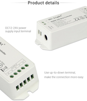Sistema de Control remoto RGBW Mi light 2,4G RF Milight RGBW, atenuador inteligente LED FUT044A 15A, controlador para tira de luces Led