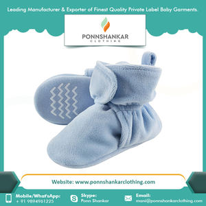 Tela de algodón suave y cálida de alta calidad, botines para bebé de 0 a 2 años, 2023, novedad, superventas, de la India - Product Image 4