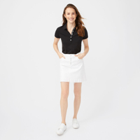 Chemises de golf décontractées pour femmes, brodées avec logo personnalisé de haute qualité, avec badge, 100 % coton, meilleures ventes en gros
