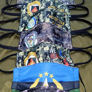 Masque facial confortable de style sportif pour Halloween, respirant, unisexe, 100% coton, transparent, imprimé par sublimation - Product Image 1