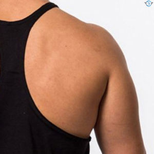 Camisas de gimnasio para hombre de las mejores tendencias Logotipo personalizado de secado rápido Nuevo diseño de alto grado con mangas cortas de punto al por mayor - Product Image 4
