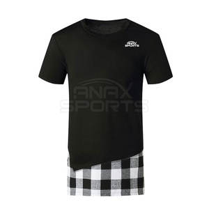 Camiseta de hombre de talla grande más vendida 100% algodón patrón sólido tejido de punto 220 gramos peso hecho en Pakistán - Product Image 1