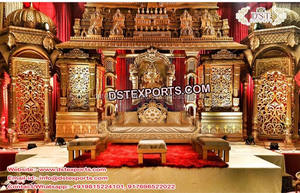 Western <b>Wedding</b> Event Back <b>Frame</b> Stage Fiberglass Customizable Size & Color Lightweight Glamorous <b>Wedding</b> Gate Decor - Product Image 2